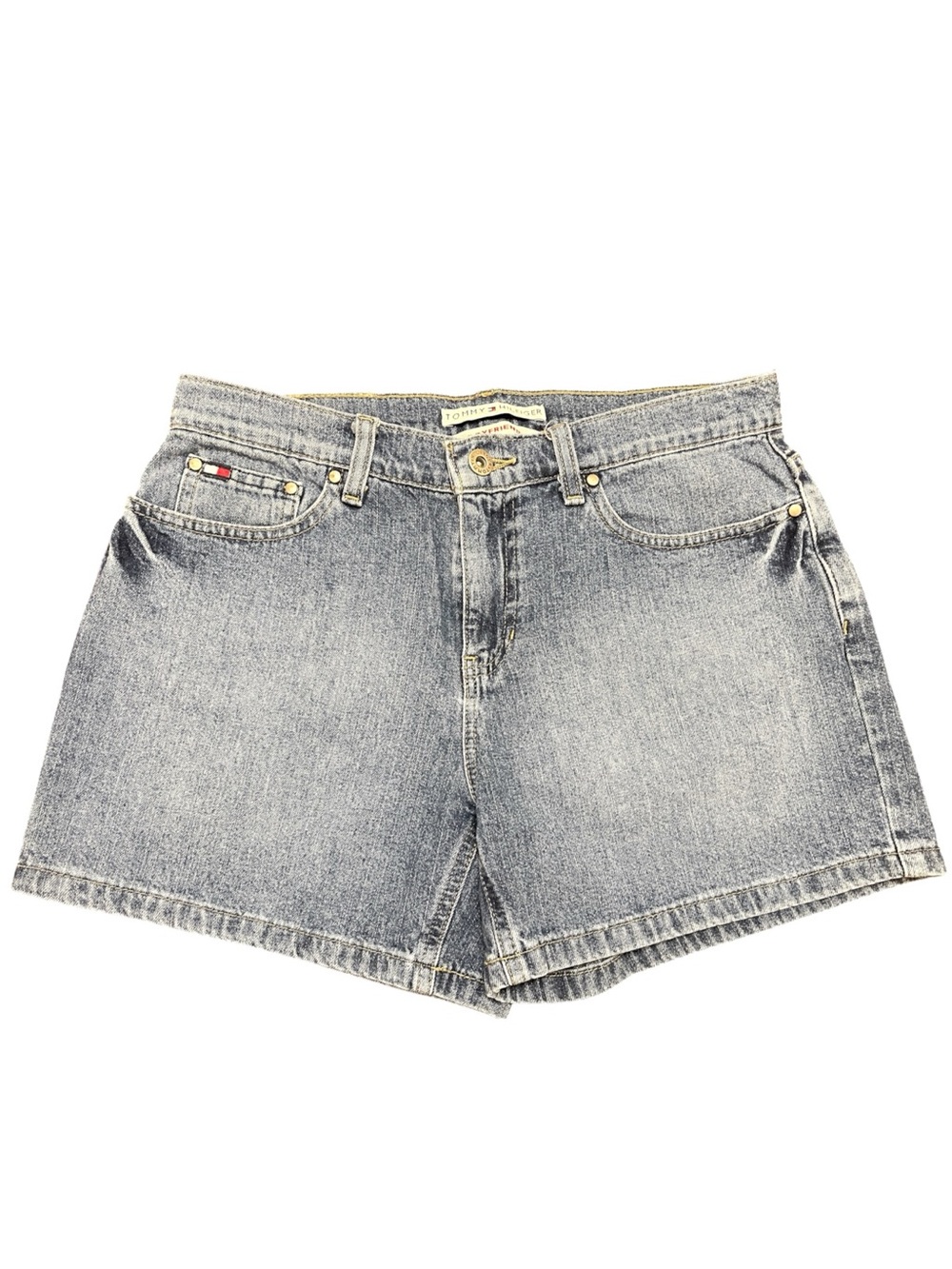 Vintage Tommy Hilfiger Medium Blue Boyfriend Jean Shorts Women’s Size 6